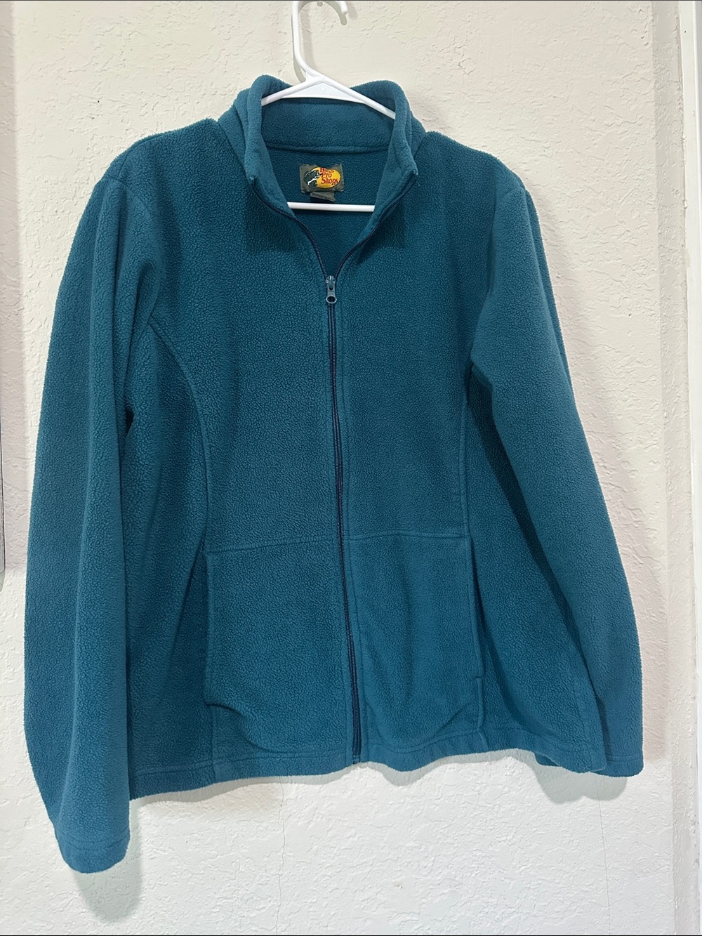 Bass Pro Shops Teal Full-Zip Kids Fleece Jacket